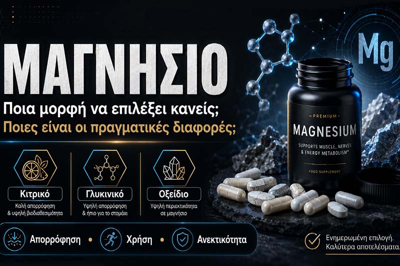 Μαγνήσιο: Ποια μορφή να επιλέξει κανείς και ποιες είναι οι πραγματικές διαφορές;