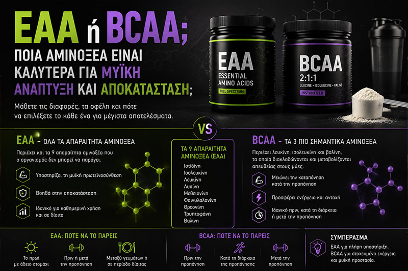 EAA vs BCAA: Which Is Better for Muscle Growth?