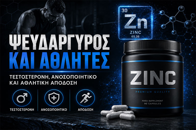 Ψευδάργυρος και αθλητές: Τεστοστερόνη και απόδοση