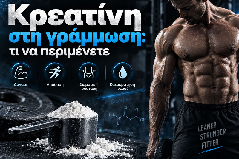 Κρεατίνη στη γράμμωση: τι να περιμένετε