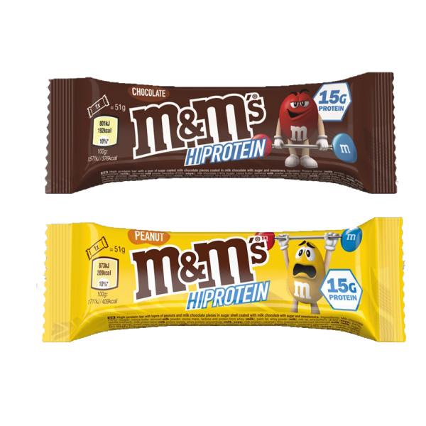 M&Ms Hi-Protein Bar 51g