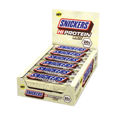 Snickers HI Protein Bar White Low Sugar 12 x 57g