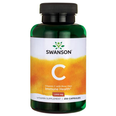 Swanson Vitamin C Rose Hips 1.000mg 250 Caps