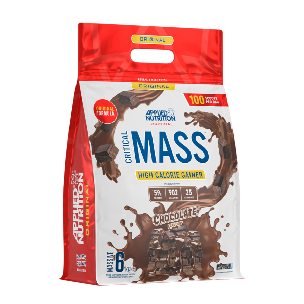 Applied Nutrition Critical Mass Original 6000g + (ΔΩΡΟ) Applied Nutrition Carb-X Cyclic Dextrin 125g + Applied Nutrition Lifestyle Water Bottle 1000ml