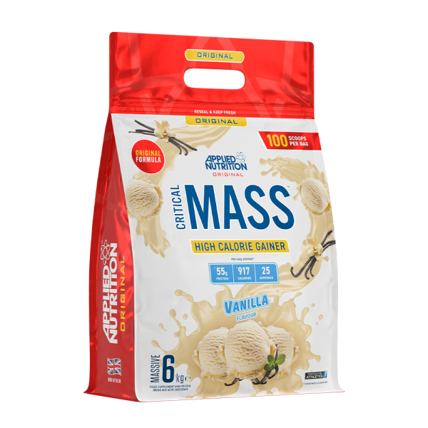 Applied Nutrition Critical Mass Original 6000g + (ΔΩΡΟ) Applied Nutrition Carb-X Cyclic Dextrin 125g + Applied Nutrition Lifestyle Water Bottle 1000ml