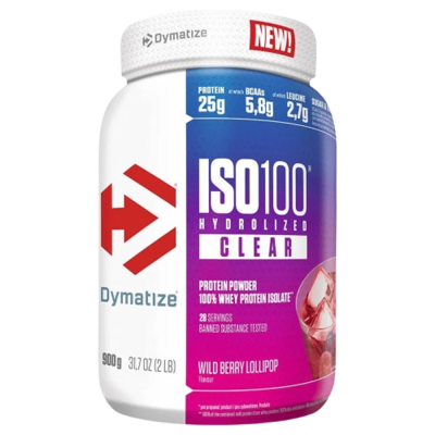 Συμπληρωματα διατροφης Dymatize ISO 100 Hydrolyzed Clear 900g
