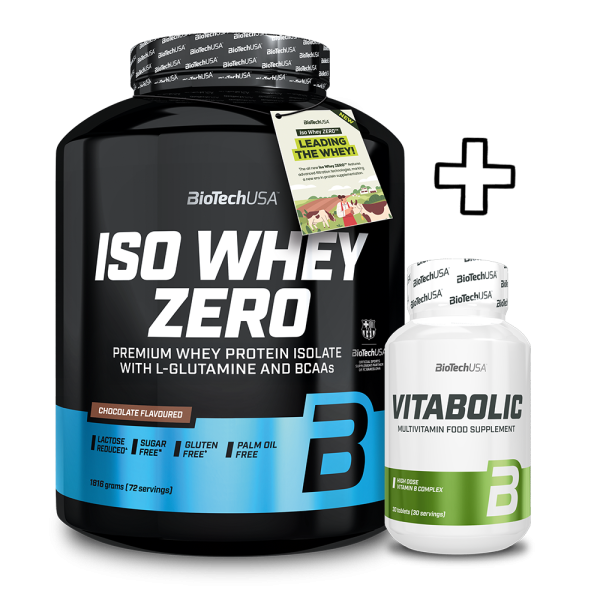 BioTech USA Iso Whey Zero 1816g + Vitabolic 30 Tabs