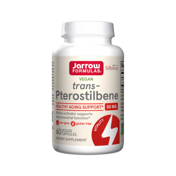Jarrow Formulas Trans-Pterostilbene 50mg 60 VCaps