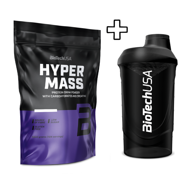 BioTech USA Hyper Mass 6800g + (GIFT) BioTech USA Wave Shaker 600ml