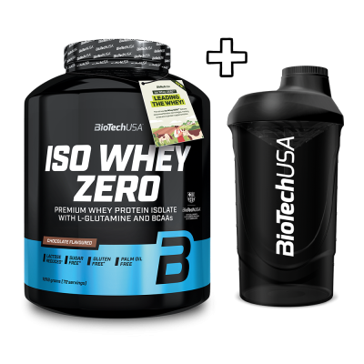 Συμπληρωματα διατροφης BioTech USA Iso Whey Zero 1816g + (ΔΩΡΟ) BioTech USA Wave Shaker 600ml
