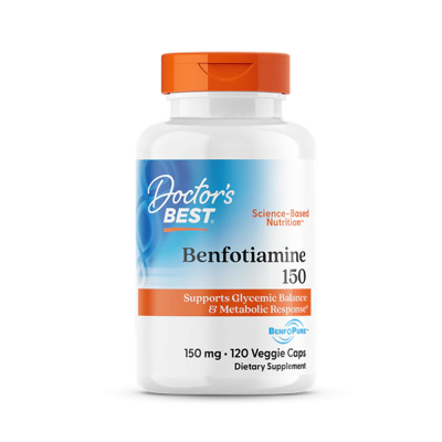 Doctor's Best Benfotiamine with BenfoPure 150mg 120 VCaps