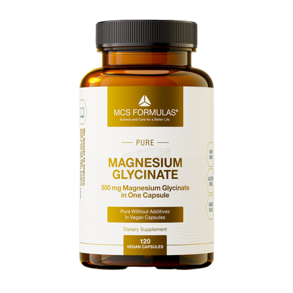 MCS Formulas Magnesium Glycinate 500mg 120 VCaps