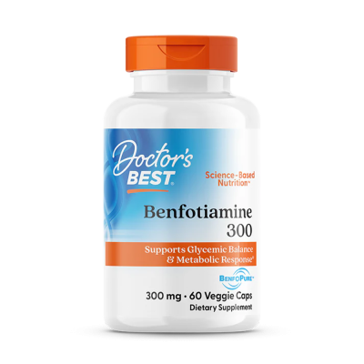 Doctor's Best Benfotiamine with BenfoPure 300mg 60 VCaps