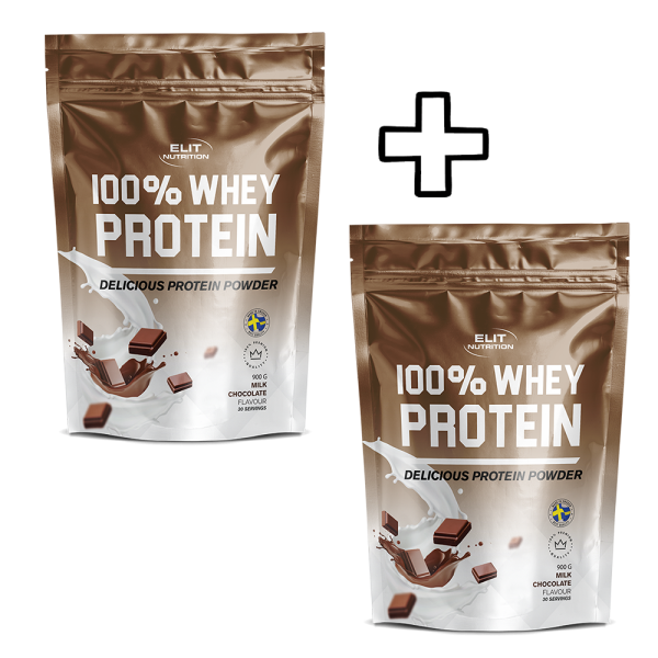 2x Elit Nutrition 100% Whey Protein 900g