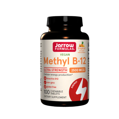 Jarrow Formulas Methyl B-12 2500mcg Tropical 100 Vegan Chewable Tabs