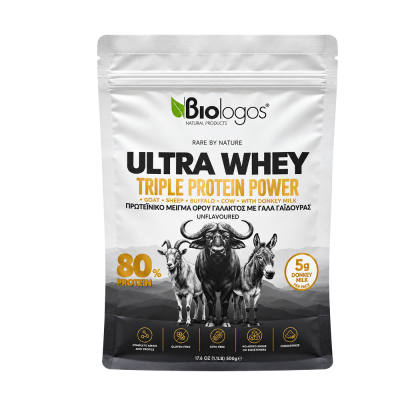 Συμπληρωματα διατροφης Βιολόγος Ultra Whey Triple Protein Power 80% 500g