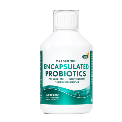 Συμπληρωματα διατροφης Swedish Nutra Max Strength Encapsulated Probiotics 25 Billion Sugar Free 500ml