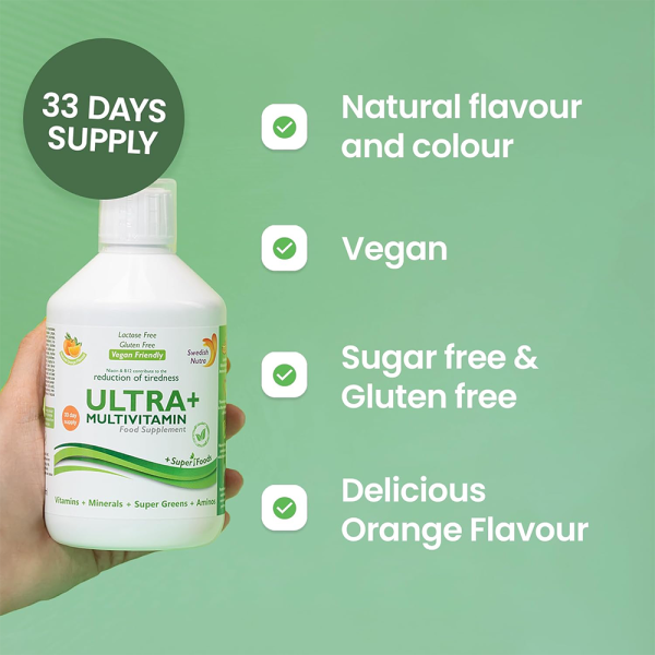 Swedish Nutra Ultra + Multivitamin 500ml