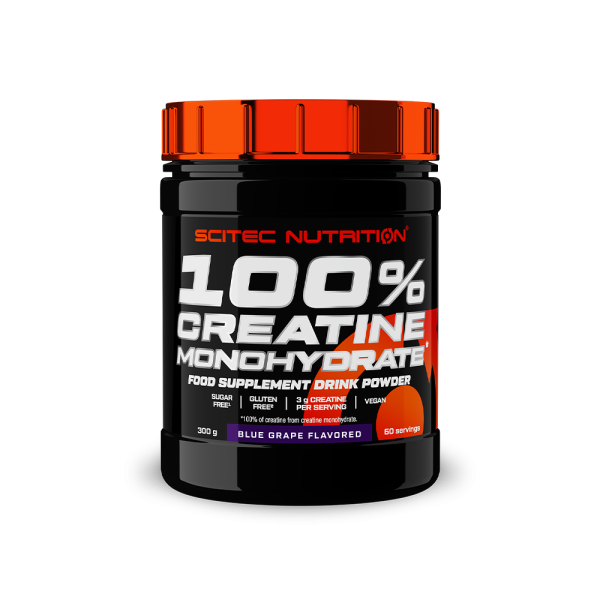 Scitec Nutrition 100% Creatine Micronized Monohydrate Flavoured 300g