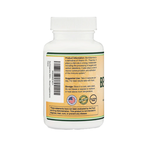 Double Wood Benfotiamine 150mg 120 Caps