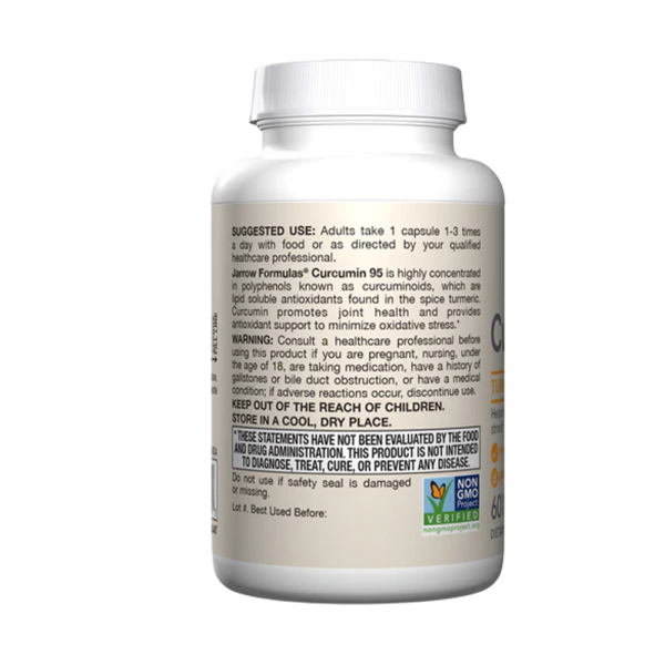 Jarrow Formulas Curcumin 95 500mg 120 Caps